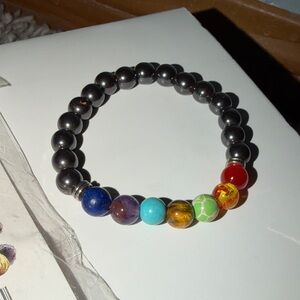 Multicolor Chakra Beaded Bracelet